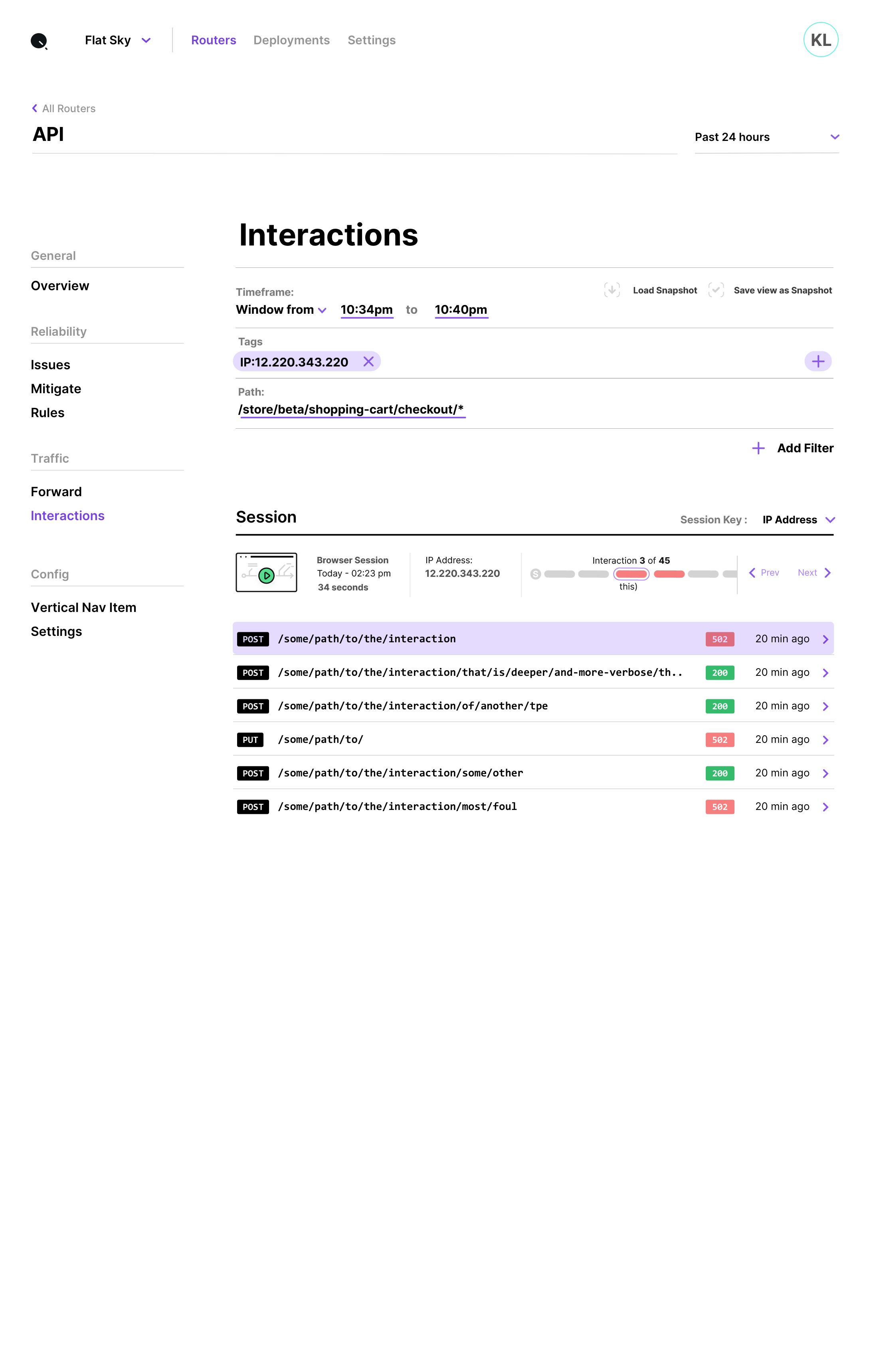 Dashboard v1 — Interactions — image 9