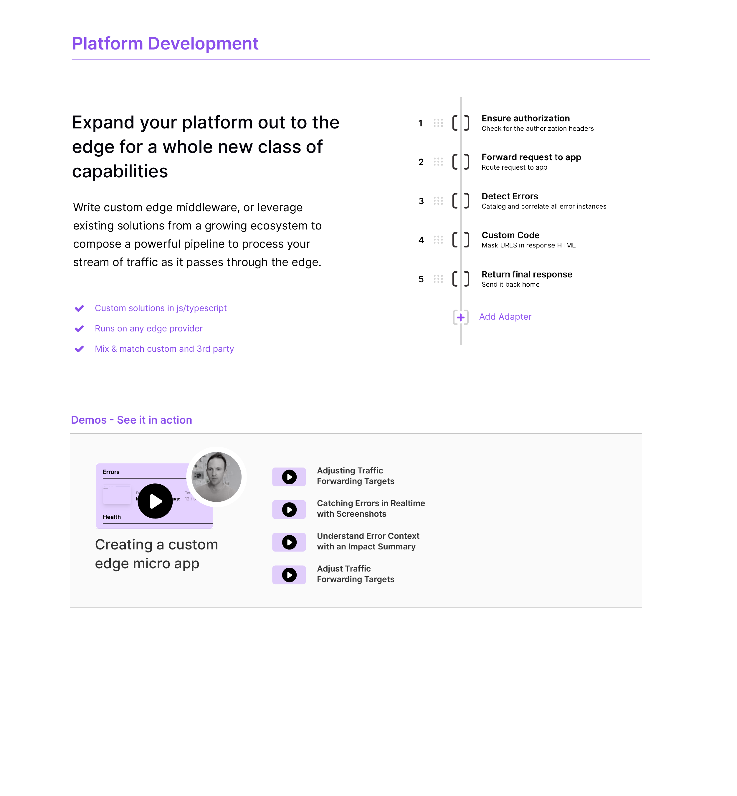 Marketing site v3 homepage comps including desktop full-page, additional sections, edge intelligence feature, and mobile layouts.
