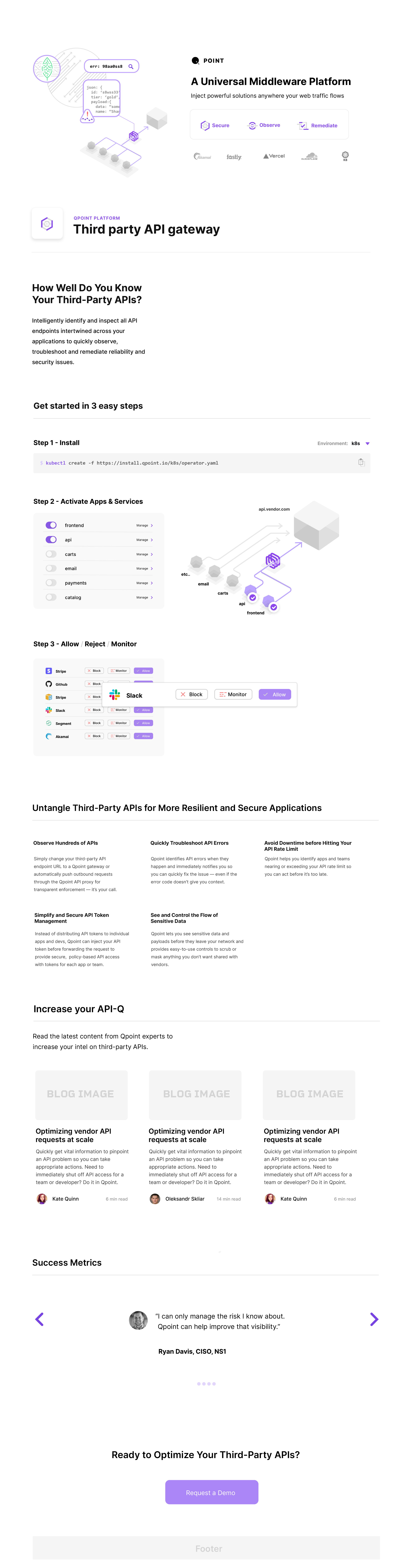 Marketing site v3.2 revision with refined hero, navigation, design elements, and section explorations.