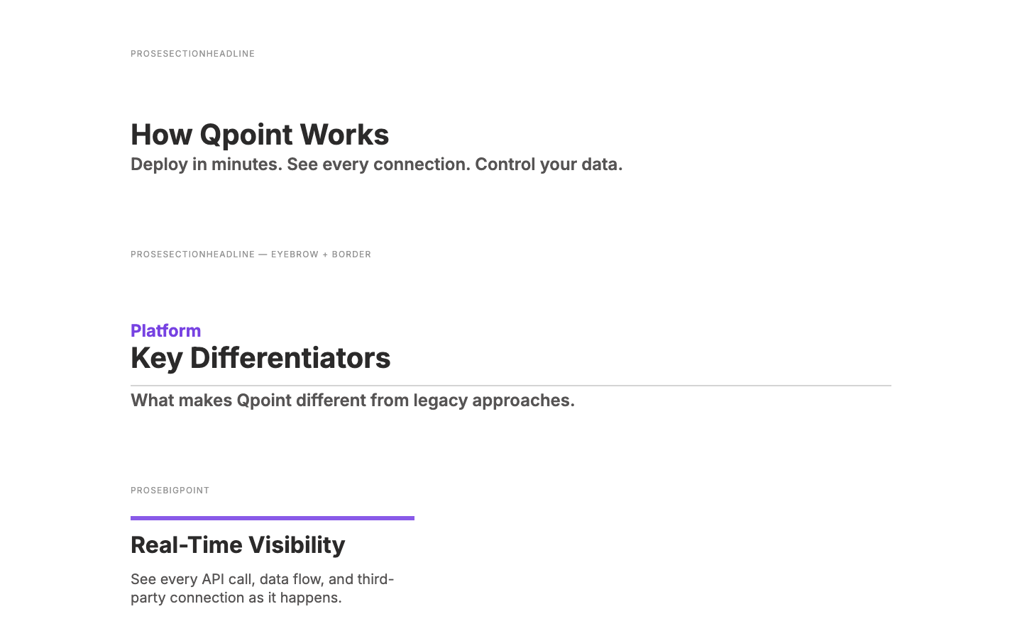 The chrome-free prose component sheet built for Figma import.